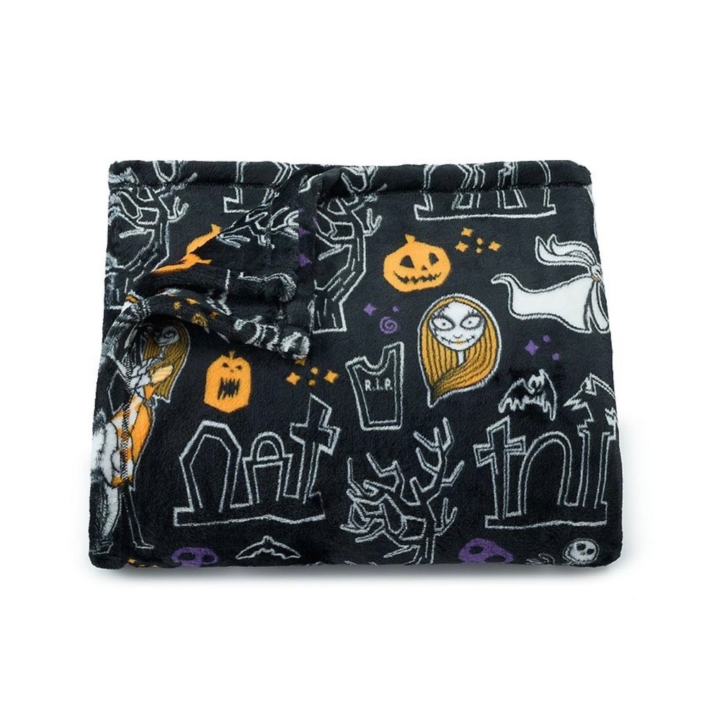 NEW Disney Nightmare Before‎ Christmas Oversized Plush Throw Blanket 5x6ft Jack